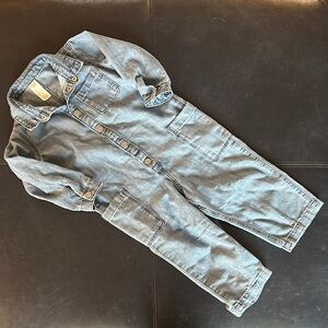 Kid’s Denim Jumpsuit